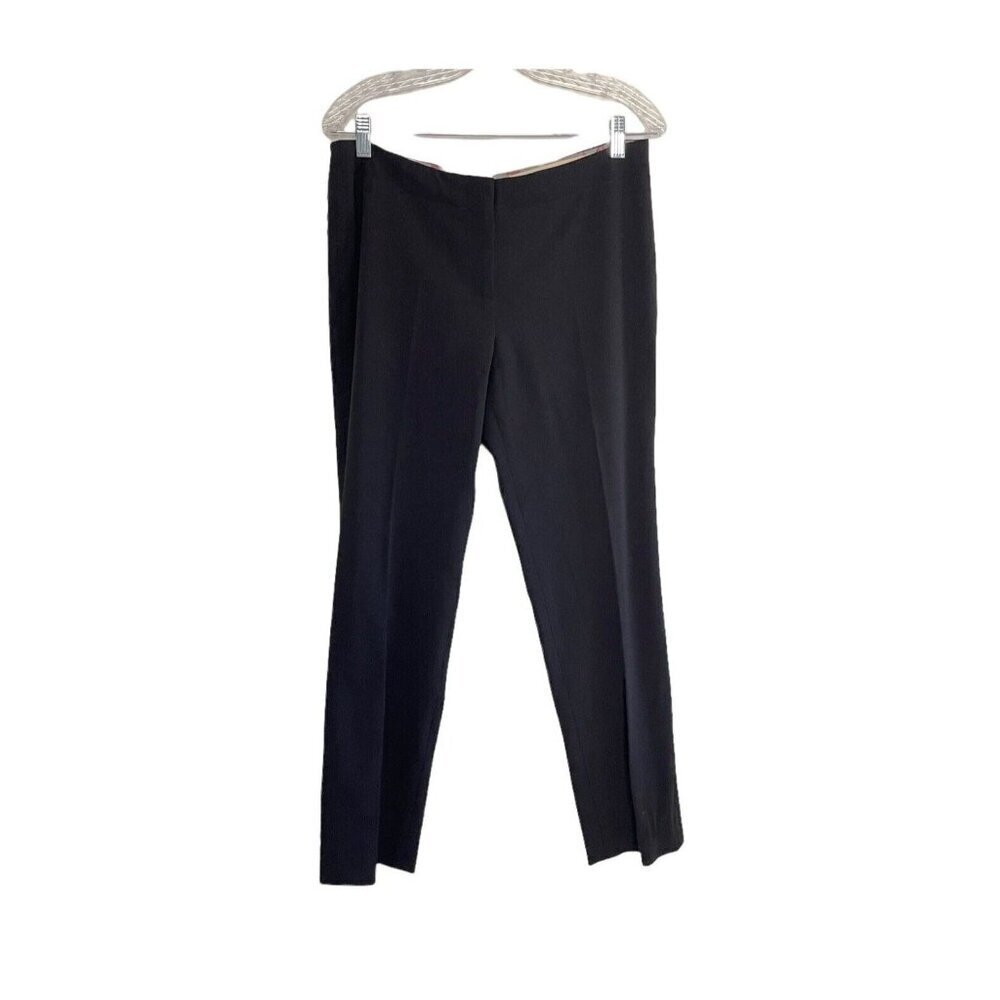Anthropologie Grayson Size 6 Black Wool Streetwalker Pants Career Straight Leg